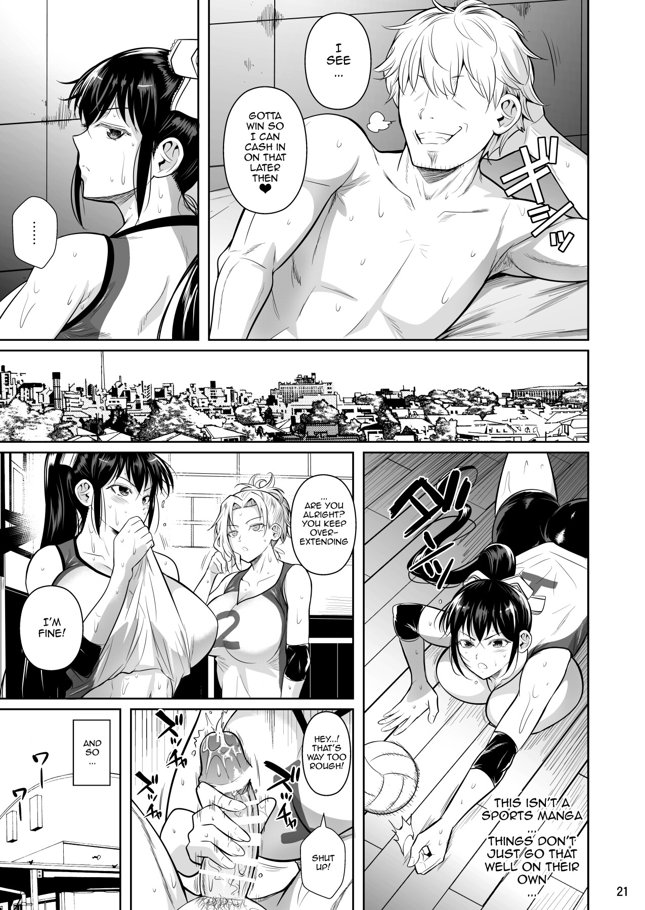 Hentai Manga Comic-Covered in Sweat-Read-22